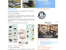 Tablet Screenshot of methanisation.net